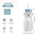 thumbnail image 4 of Straw Cup The 730 Project Honey Bear, 240 ml, paquete de 3 unidades, azul, 4 of 6