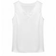 thumbnail image 3 of XAOFW Women's Tank Tops Elegant Solid Color Sleeveless V Neck Stretch Fit Vest Daily Wear Comfortable Cozy Top, 3 of 5