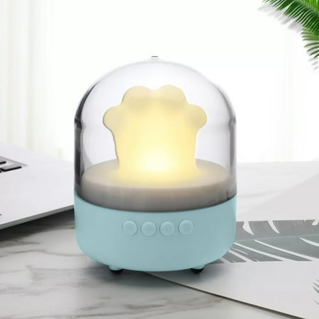 VALSEEL Clearance Paw Lamp Bluetooth Audio Speaker Night Night Smart Alarm Clock Portable Wireless Bedroom Bedside Reading Lamp Music Sleep Lamp Support Speakerphone