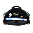 thumbnail image 5 of FORMRS 16" Laptop Bag Carrying Sleeve Case with Handle Travel Shoulder Briefcase, Green Floral Orange, 5 of 8