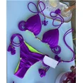 thumbnail image 1 of Nouveau Bikini pour Femmes Dos Nu Triangle Multicolore, 1 of 5