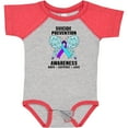 thumbnail image 3 of Inktastic Suicide Prevention Awareness Hope Support and Love Boys or Girls Baby Bodysuit, 3 of 5
