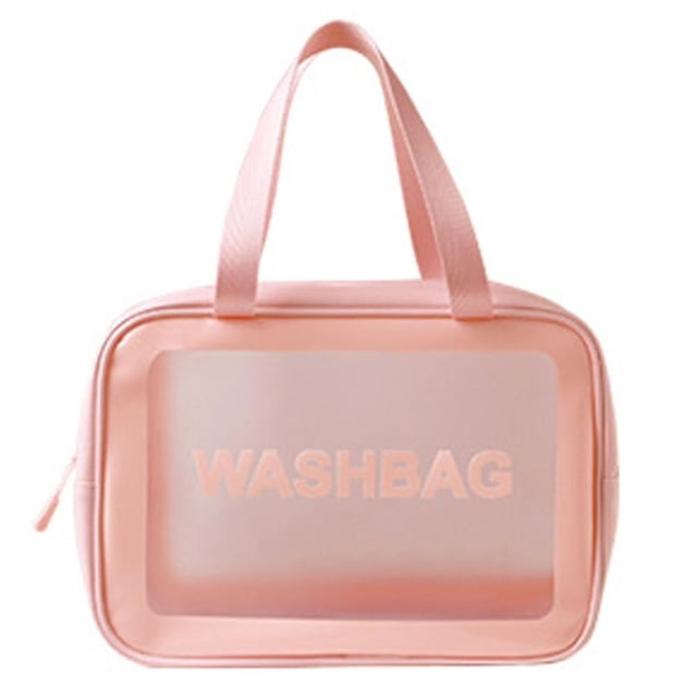 Bolsa de lavado impermeable para viajes, bolsa de almacenamiento portátil de PVC para separación de ropa seca y húmeda, bolsa de cosméticos impermeable