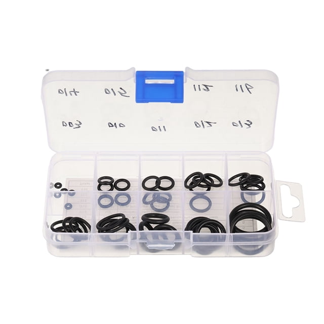 Anillo de sellado Sonducket duro negro impermeable a prueba de aceite 50 piezas
