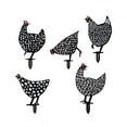 thumbnail image 4 of Billuyoard 5 uds pollo jardín decoración pollo patio arte gallina decoración para jardín patio trasero césped estacas plástico gallina patio Decoración del hogar, 4 of 5