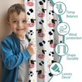 thumbnail image 3 of Blackout Kids Curtains,White Cow Dot Pattern Childrens Insulated Curtains Set Of 2,Bedroom Essentials,Toddler Room Decor 42x63in(106x160cm), 3 of 5