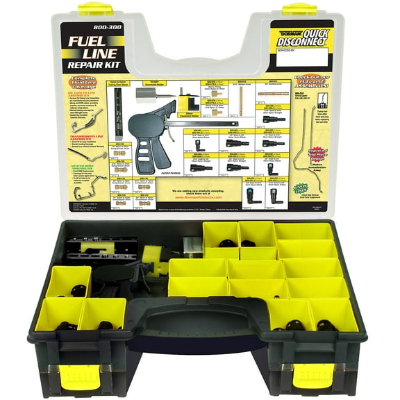 Dorman 800-300 Nylon Fuel Line Repair Kit - Contains 104 Pieces  (Pack of 104)