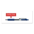 thumbnail image 5 of Universal UNV39911 0.7 mm. Medium Comfort Grip Retractable Gel Pen - Blue Ink, Clear/Blue Barrel (36/Pack), 5 of 5