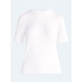 thumbnail image 5 of Free Assembly Women's and Women's Plus Cozy Yarn Sweater Tee with Short Sleeves, Sizes XS-4X, 5 of 5