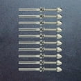 thumbnail image 4 of KAKOWELY Swage Threaded Stud 10pcs Cable Railing Swage Threaded Stud Tension End Fitting Terminal for 1/8 Inch Cable Deck Railing Hand Swage T316 Stainless Steel Marine Grade (Silver), 4 of 5