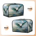 thumbnail image 3 of Fotbe Cloud Sky Green Dragon for Two Slice Toaster Cover, Fingerprint Protector, Super Soft Appliance Cover And Dust Cover,Bread Dust Cover & Fingerprint Protection, 3 of 7