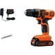 thumbnail image 1 of Taladro y Atornillador BLACK + DECKER LDX120C Inalámbrico 3/8 Pulgadas Batería 20V MAX Negro y Anaranjado BLACK + DECKER LDX120C, 1 of 2