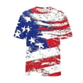 thumbnail image 6 of Purcolt 4th of July Shirts for Men Short Sleeve Crew Neck Patriotic Graphic T-Shirts Independence Day Tee Tops, 6 of 7