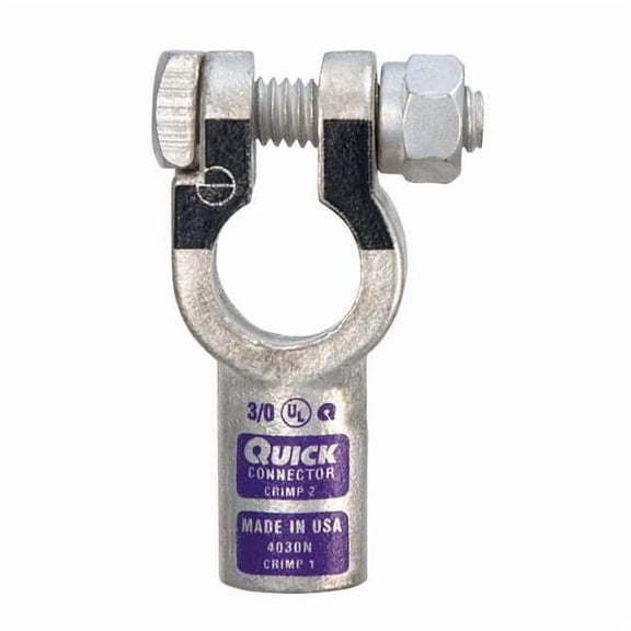 Fusion Battery Terminal,Straight,Crimp 4030N