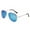 Flash Light Blue, variant on 2 Pack Polarized Sunglasses Classic Aviator Flash Full Mirror Lenses Slim Frame Super Light Weight for Men Women with Comfortable Spring Hinge UV Protection