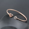 thumbnail image 2 of Myospark Rose Gold Stethoscope Jewelry Nurse Stethoscope Bracelet Cuff Bangle for Nurse Day Gift, 2 of 5