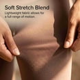 thumbnail image 4 of COUVER Women's Seamless 4-Way Stretch Performance Yoga Leggings, Coral, 4 of 7