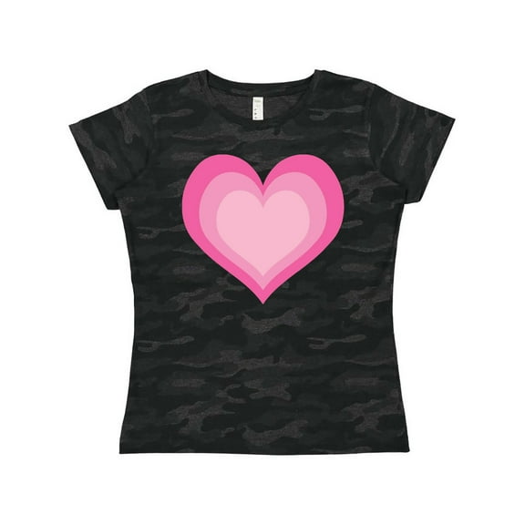 Inktastic Pink Valentine Heart Women's T-Shirt