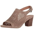 thumbnail image 1 of Franco Sarto Womens Monaco2 Leather Open Toe Casual Mule Sandals, 1 of 5