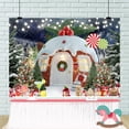 thumbnail image 3 of 250X180cm Christmas Background Cloth Christmas Snow House Multifunctional Convenient Photography Background Cloths, 3 of 6