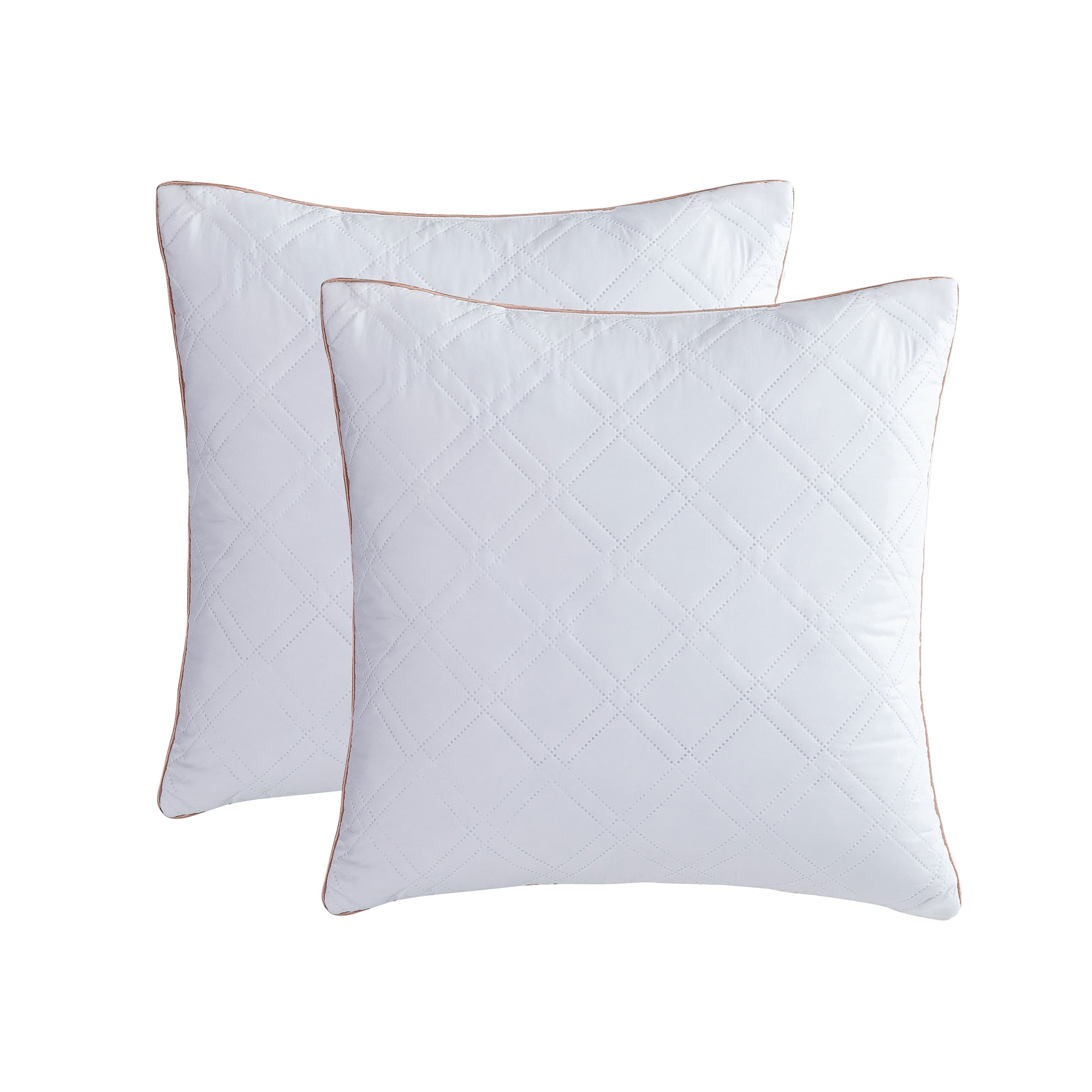 Peace Nest 2 Pack Feather Down Throw Pillow Insert, White, 12 x 20