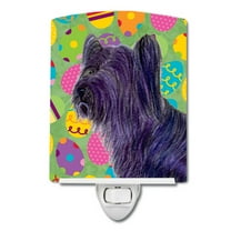 Skye Terrier Easter Eggtravaganza Ceramic Night Light