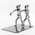 thumbnail image 2 of Stainless Steel Bookends with Anti-Slip Design for Men, 2 of 5