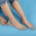 thumbnail image 5 of DEVUGGO 4 Pairs No show Socks Non Slip Invisible Hidden Socks for Women, 5 of 7
