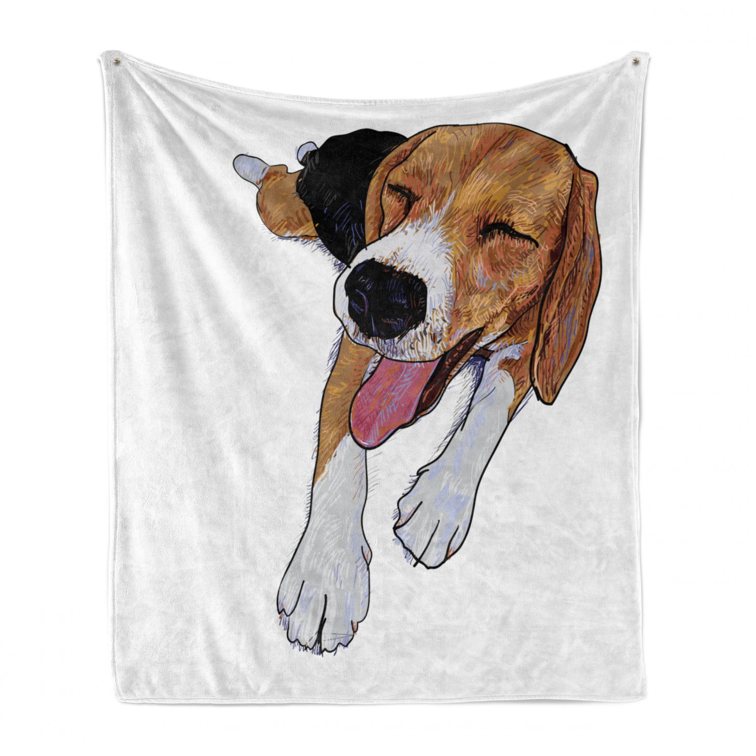 Baby Blanket Beagle Sketch Throw Blanket Pet Owner Gift Dog Dad Gift for Dog Lover Dog Owner Dog Mom Child Blanket