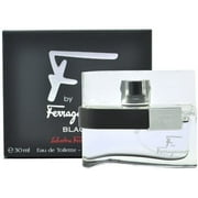 2 Pack - Salvatore Ferragamo Pour Homme Black Eau de Toilette Spray for Men, 1 oz
