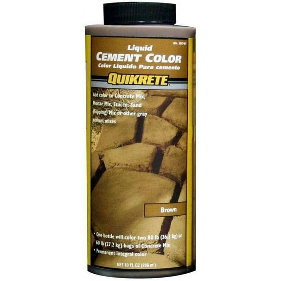 Quikrete Liquid Cement Color 1317 - Brown - 10 Ounce