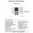 thumbnail image 1 of Langgg White Adults Sound Machine For Sleeping With Hi-Fi Stereo Sound And Nightlight Sensitive Touch, 1 of 6