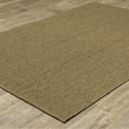 thumbnail image 4 of Style Haven  Veranda Tonal Woven Basket Weave Indoor-Outdoor Rug Brown 6'7" x 9'6" 6' x 9' Accent, Outdoor, Indoor Living Room, Patio, Dining Room, 4 of 5