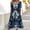 #219-Multicolor, variant on Women's Printed Summer Dress with Floral Pattern, Short Sleeves, Round Collar, and Relaxed Fit Gift