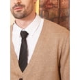 thumbnail image 3 of HAOMEILI Men's Cardigan Sweaters with Button Lightweight Casual V Neck Long Sleeve Pockets Knitted Sweater, 3 of 5