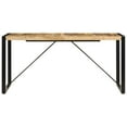 thumbnail image 4 of vidaXL Dining Table 63"x31.5"x29.5" Solid Mango Wood, 4 of 10