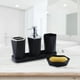 thumbnail image 1 of Juego de accesorios de baño de 5 piezas con dispensador de jabón, cepillo de dientes, taza, plato de jabón, bandeja de baño, juego de ducha, caja, juego de botellas de baño, bandeja de accesorios de b, 1 of 7
