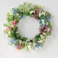 thumbnail image 3 of 15 inch Front Door Artificial Wreaths for Outdoor, Spring Wreath, Easter Wreath Decor, Floral Garland Wreath for Wall, Wedding, Party, Home Decor, 3 of 7