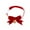 A, variant on Christmas Velvet Collar Soft and Adjustable Bright Colors with Bell