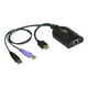 (Module CPU) Média HDMI KVM USB Câble Adaptateur pour Virtuel avec Lecteur de Carte à Puce - KVM / audio / Extenseur – image 1 sur 9