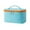 Blue, variant on Portable Female Macaron Color Makeup Cases Large Capacity Travel Makeup Bag Toiletry Bag Cosmetic Organizer Storage Pouch RED