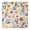 Pioneer Flower Floral-1, variant on Pioneer Flower Floral Print Pattern Square Fitted Tablecloth with Elastic Edge,Square Table Cover,Washable Elastic Table Cover for Home Kitchen Party Decor 34"x34"