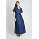 thumbnail image 5 of Vestido largo de mezclilla Roman Fashion /Juvenil, 2723 (Azul dark) azul oscuro CH, 5 of 5