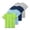 A01-Green, variant on LEKWK Boys Athletic Shirts 4 Pack Breathable Quick Dry Workout Tops Crewneck Mesh Short Sleeve Comfy T-Shirts for Football Running Sports Casual