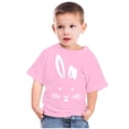 thumbnail image 5 of Tdoqot Easter Shirts for Girls Boys- Cute Crewneck Kids Clothes Short Sleeve T Shirt Pink Size 7 Years, 5 of 5