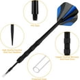 thumbnail image 3 of SUMMIT Metal Tip Darts, Steel Tip Darts, Professional Metal Darts, Darts Metal Tip Set, Metal Darts for Dartboard, 3 of 7