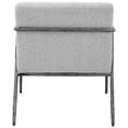 thumbnail image 6 of Uttermost Brisbane Cast Iron Accent Chair in Casual Ivory/Warm Gray, 6 of 7