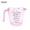 Pink, variant on Grandest Birch 6PCS 150ml Handle Water Milk Egg Scale Measuring Cup Mug Measurement Tool,Blue,150ML