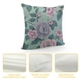 thumbnail image 4 of Chilfamy  Throw Pillow Covers, Soft and Cozy, Beautiful Flowers Square Cushion Covers Pillowcases for Sofa Living Room Bedroom Car, 4 of 5