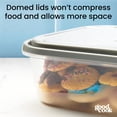 thumbnail image 3 of GoodCook Extra Large Rectangle Food Storage Container 2 Pack, 1 Gallon, BPA Free, Dishwasher Safe, 3 of 17